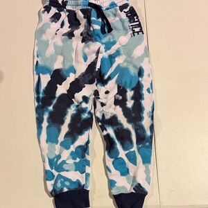 Kids Justice Tie-Dye Jogger set- Blue Tie-Dye